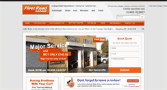 Desktop Screenshot of fleetroadgarage.co.uk